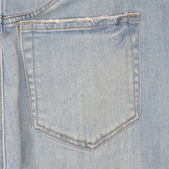 LOFT Womens Mid Rise Light Wash Buttonfly Boyfriend Denim Jeans Size 30 / 10 - Picture 5 of 10